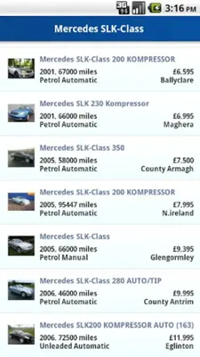 Used Cars NI android App screenshot 1